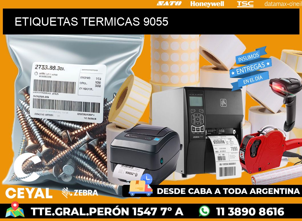 ETIQUETAS TERMICAS 9055