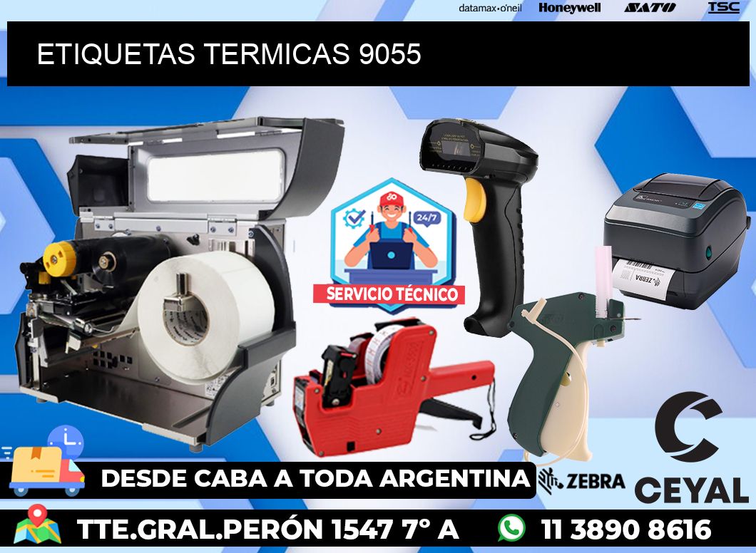 ETIQUETAS TERMICAS 9055