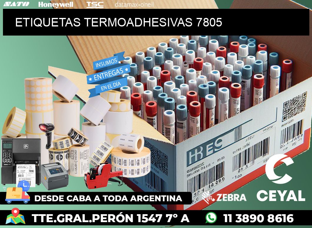 ETIQUETAS TERMOADHESIVAS 7805