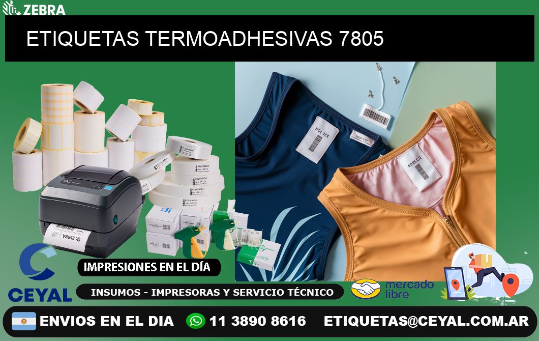 ETIQUETAS TERMOADHESIVAS 7805