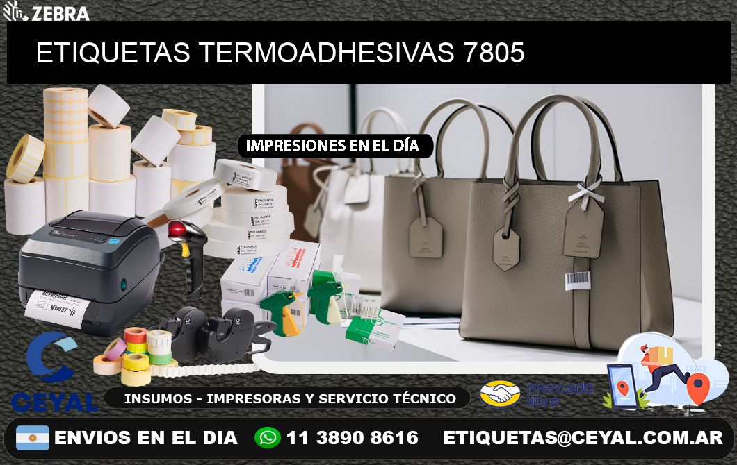 ETIQUETAS TERMOADHESIVAS 7805