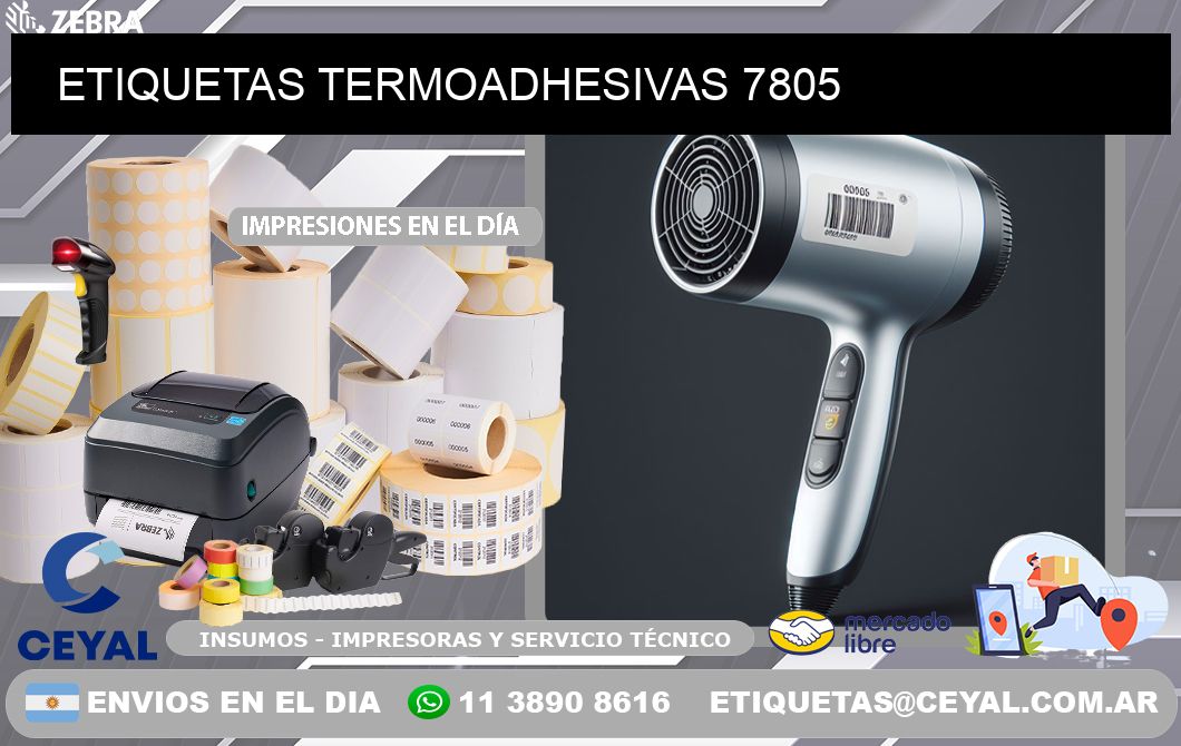 ETIQUETAS TERMOADHESIVAS 7805