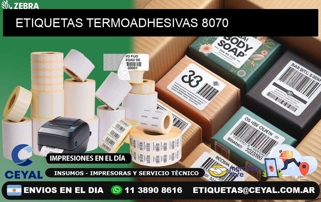 ETIQUETAS TERMOADHESIVAS 8070