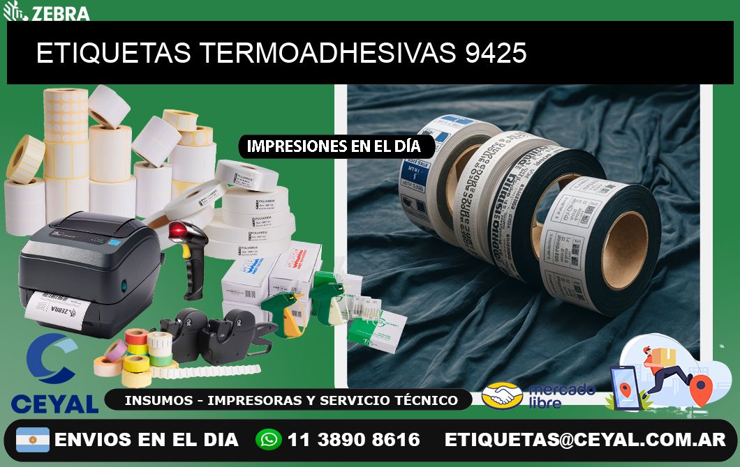 ETIQUETAS TERMOADHESIVAS 9425