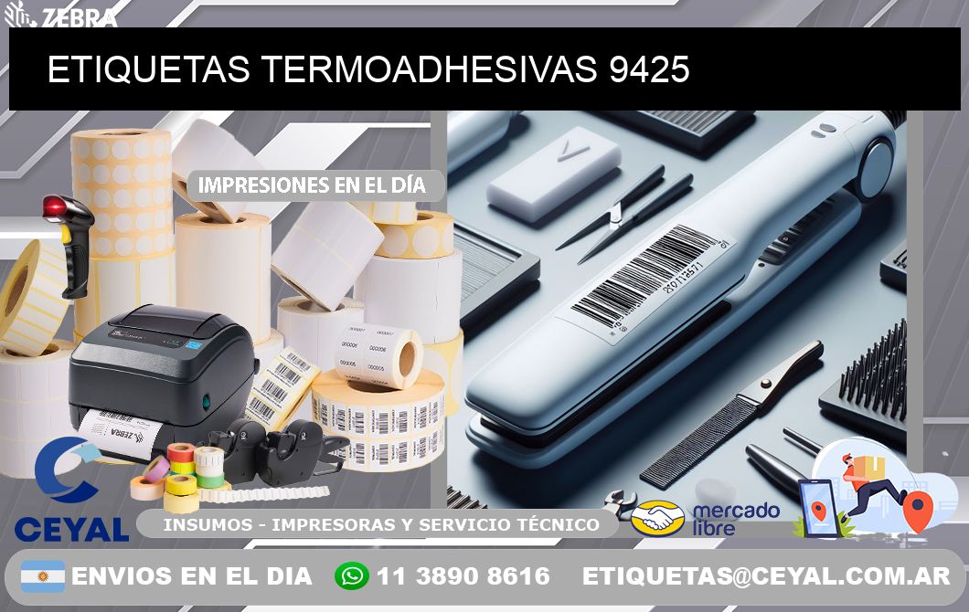 ETIQUETAS TERMOADHESIVAS 9425