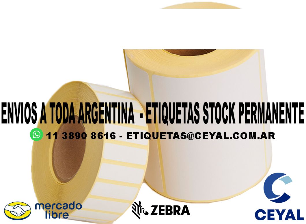 INDUSTRIA ARGENTINA 100 ETIQUETAS IMPRESAS  25 x 28