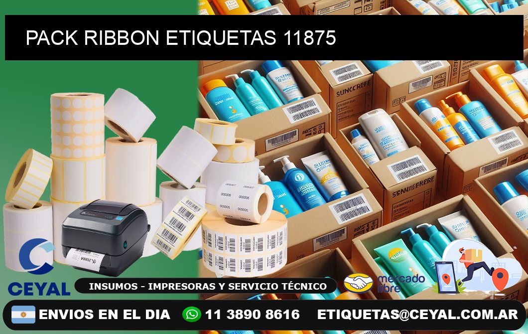 PACK RIBBON ETIQUETAS 11875