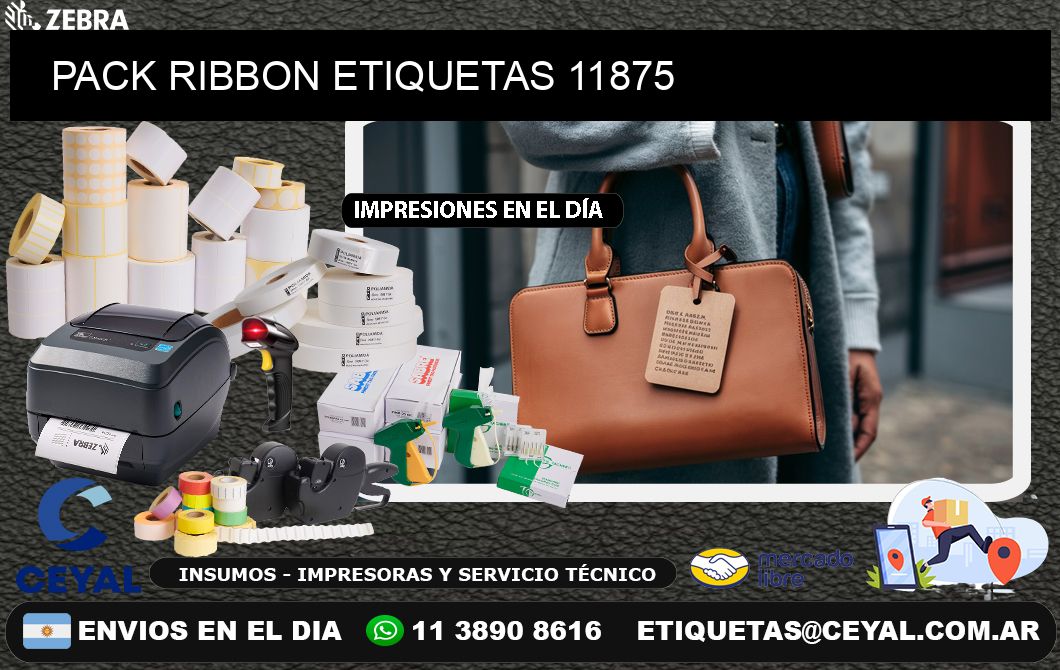 PACK RIBBON ETIQUETAS 11875