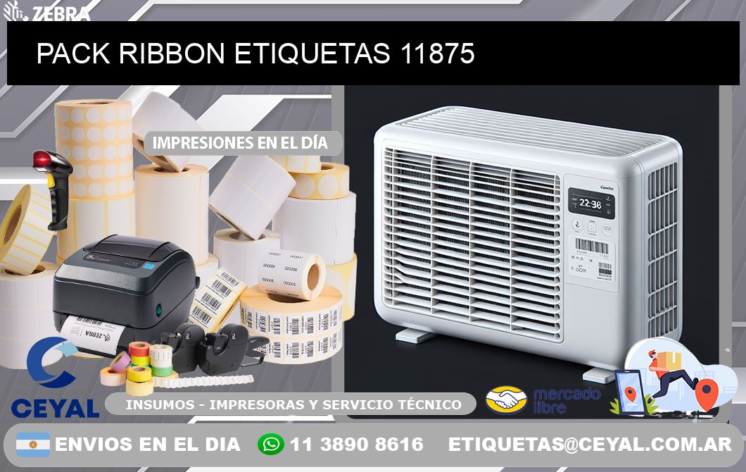 PACK RIBBON ETIQUETAS 11875