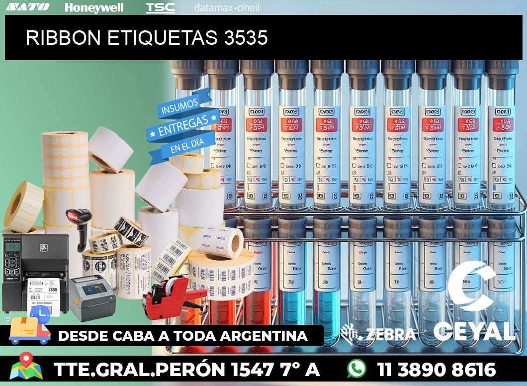 RIBBON ETIQUETAS 3535