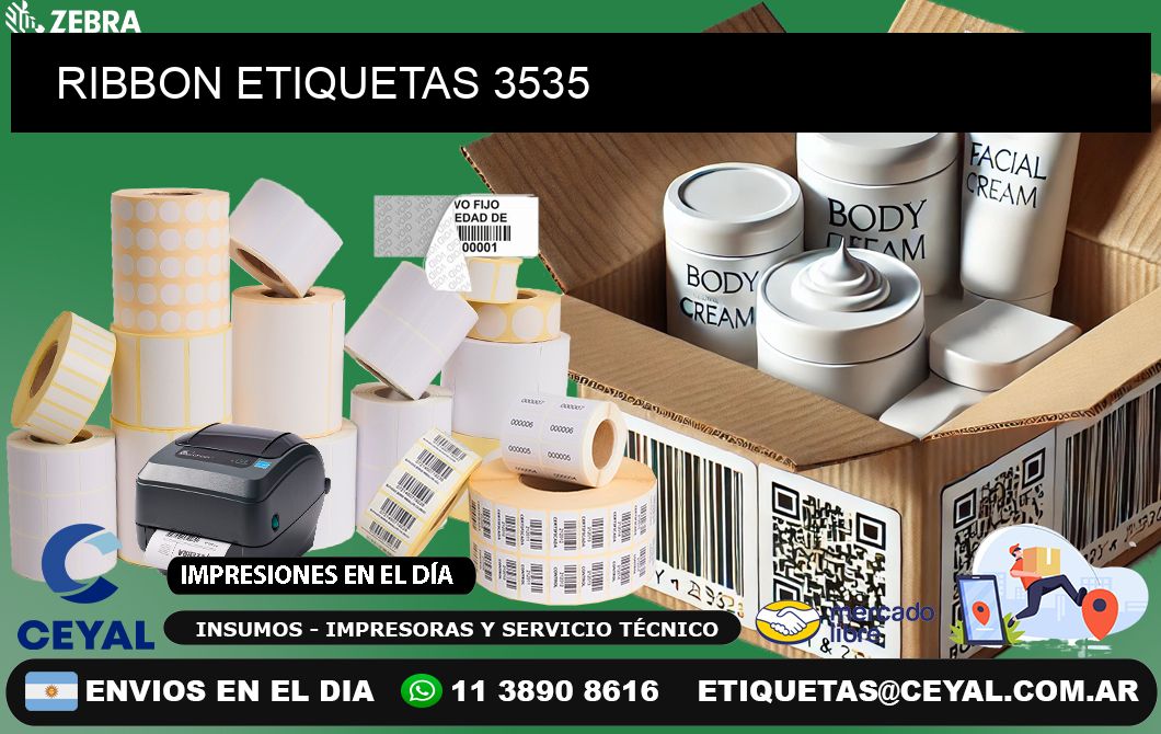 RIBBON ETIQUETAS 3535