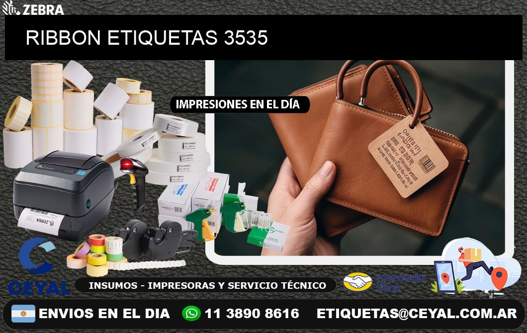 RIBBON ETIQUETAS 3535