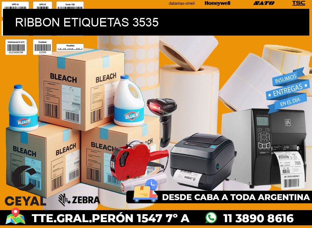 RIBBON ETIQUETAS 3535