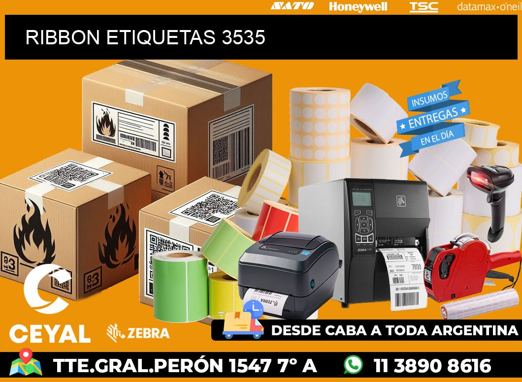 RIBBON ETIQUETAS 3535