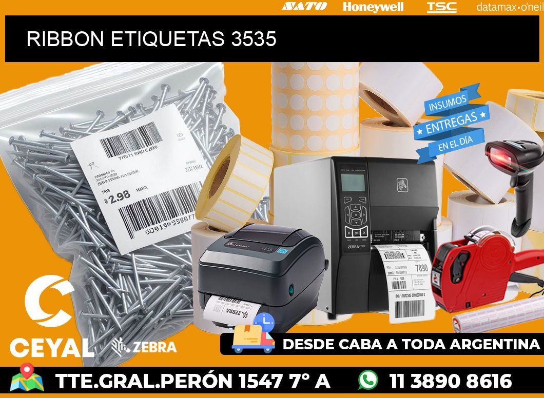 RIBBON ETIQUETAS 3535