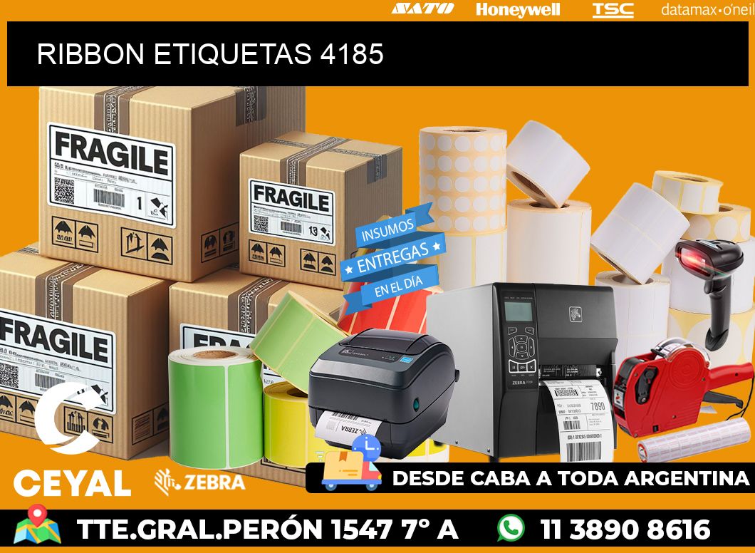 RIBBON ETIQUETAS 4185