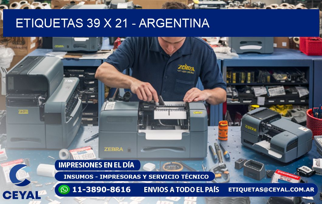 ETIQUETAS 39 x 21 - ARGENTINA