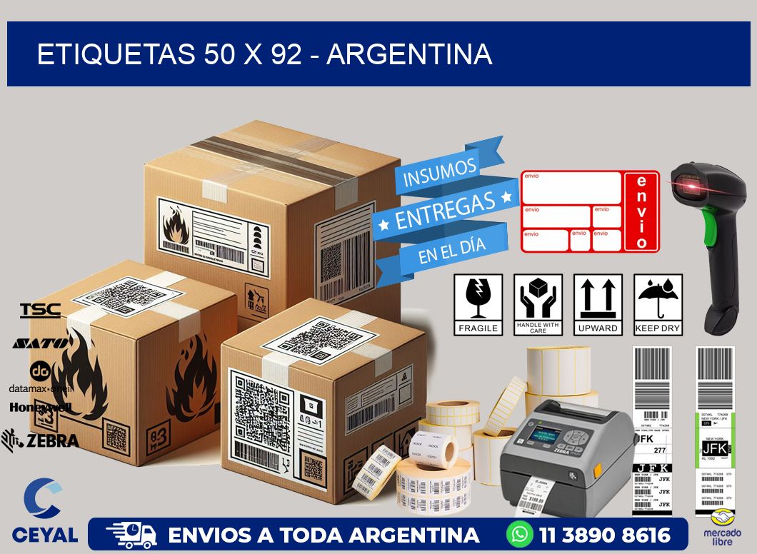 ETIQUETAS 50 x 92 - ARGENTINA