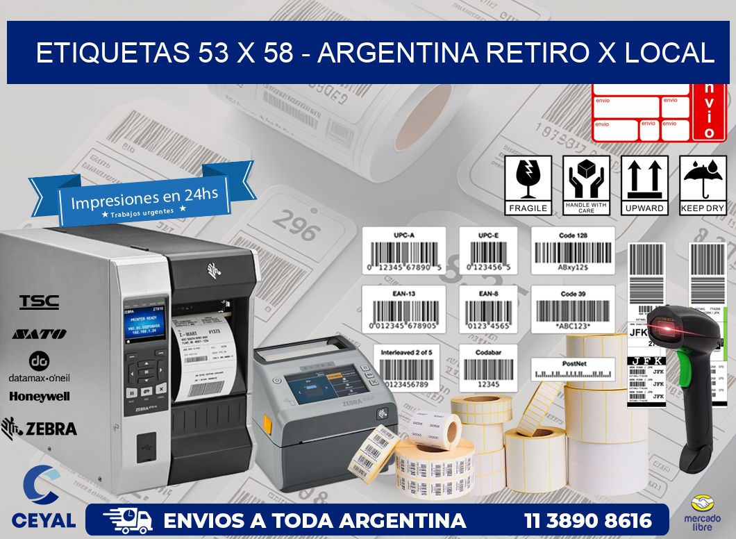 ETIQUETAS 53 x 58 – ARGENTINA RETIRO X LOCAL