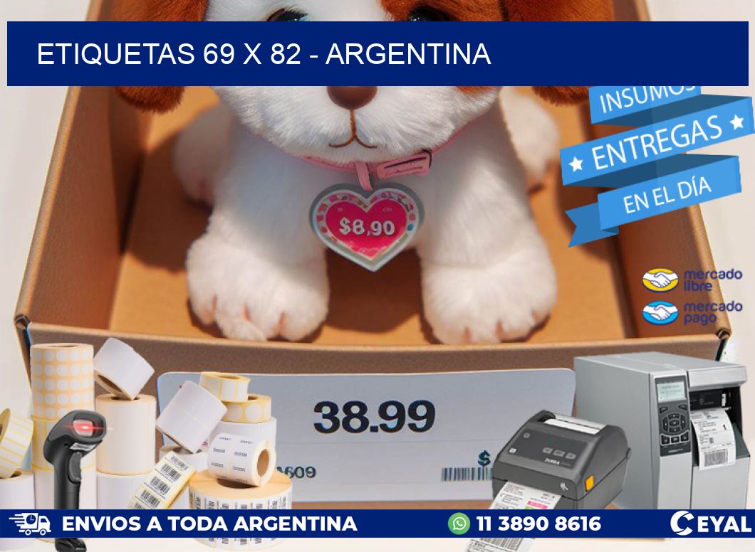 ETIQUETAS 69 x 82 - ARGENTINA