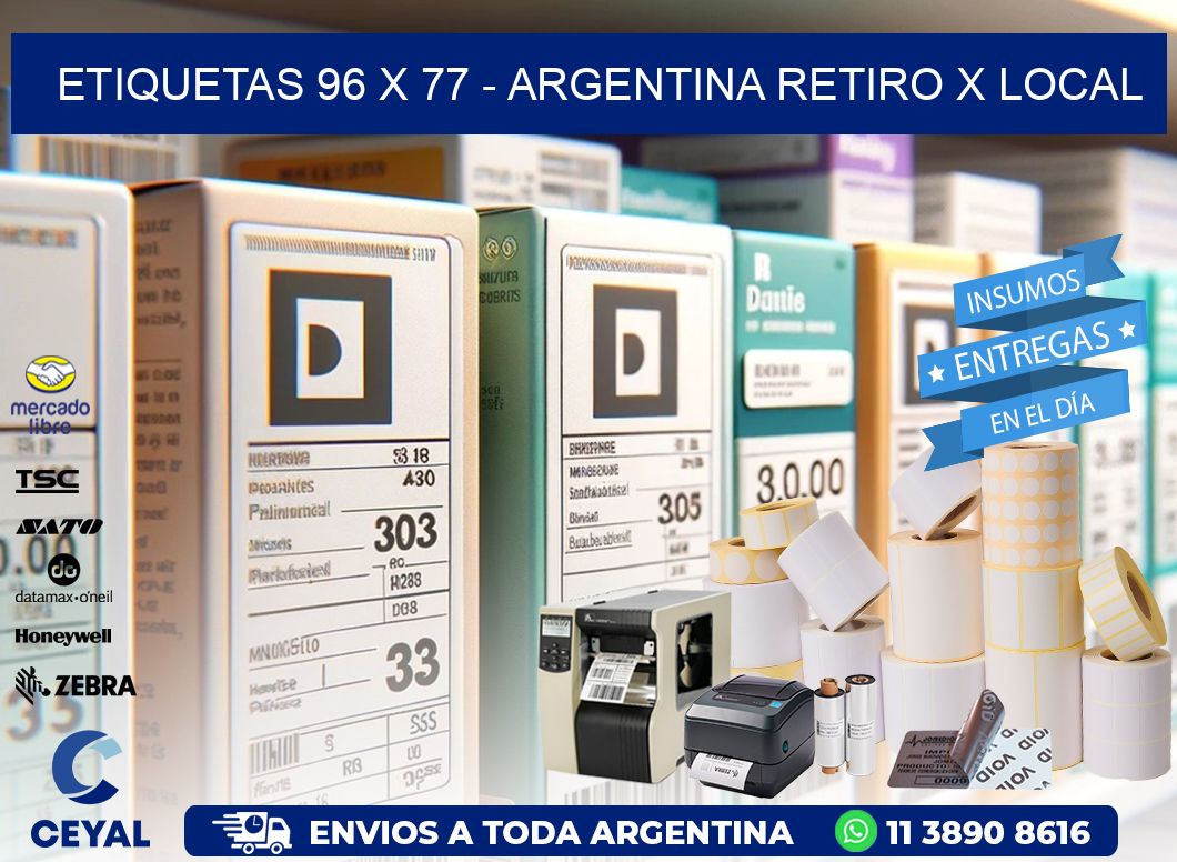 ETIQUETAS 96 x 77 – ARGENTINA RETIRO X LOCAL