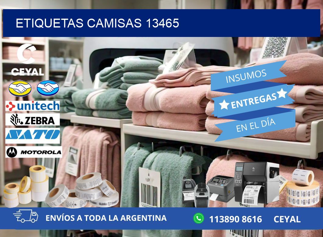 ETIQUETAS CAMISAS 13465