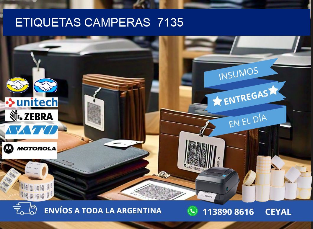 ETIQUETAS CAMPERAS  7135