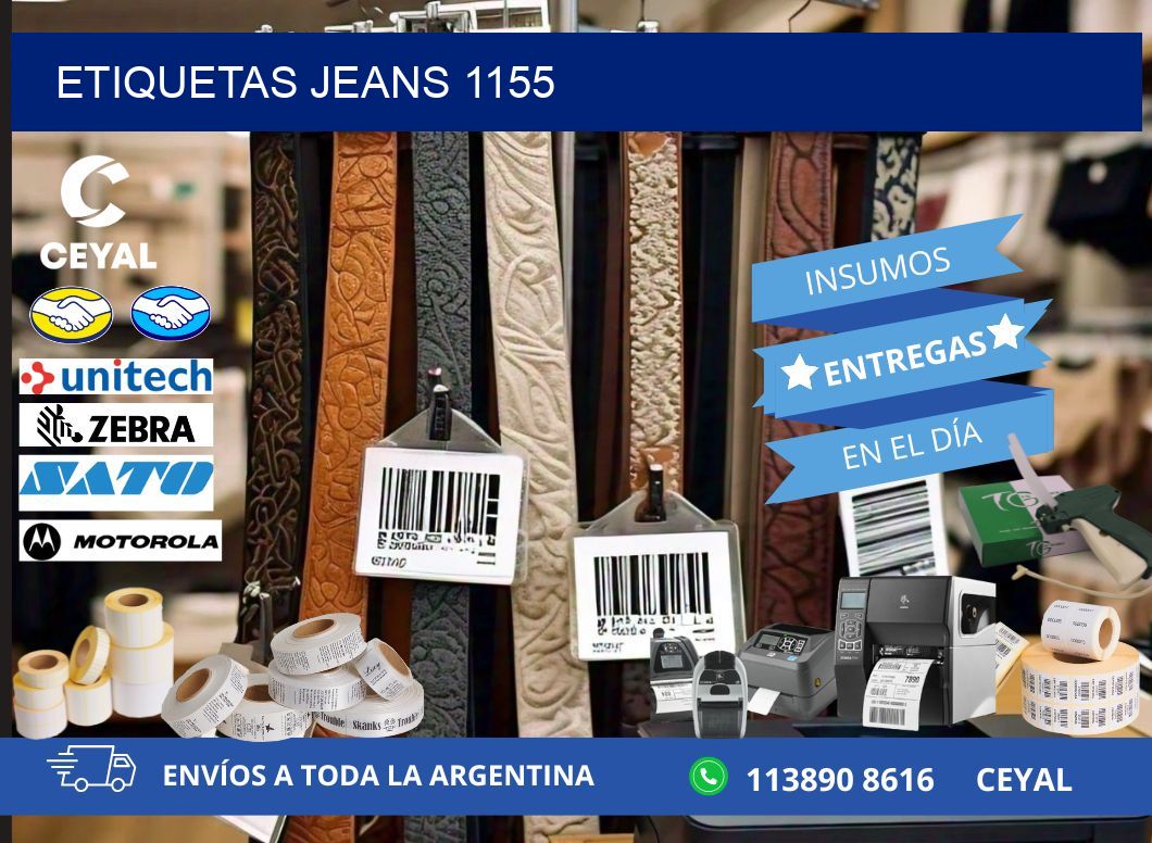 ETIQUETAS JEANS 1155