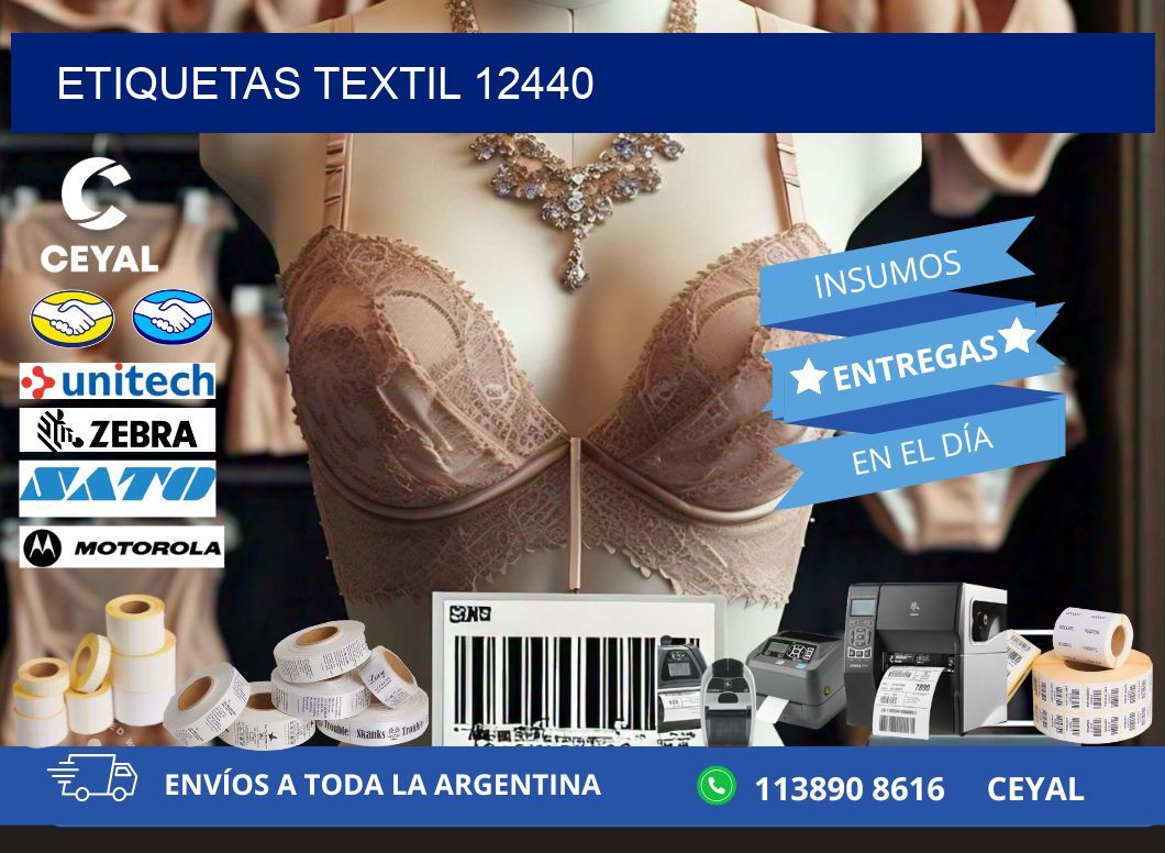 ETIQUETAS TEXTIL 12440