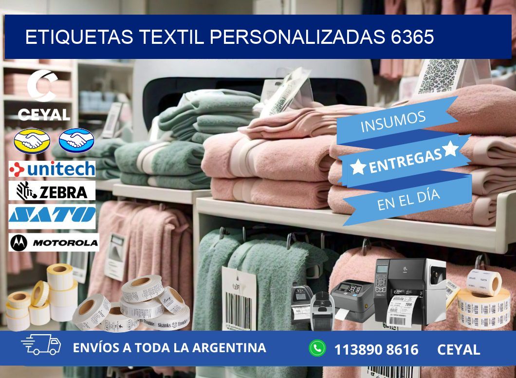 ETIQUETAS TEXTIL PERSONALIZADAS 6365