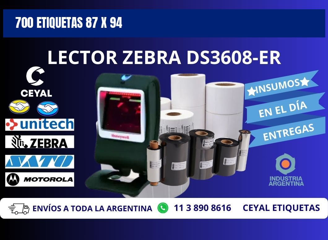 700 ETIQUETAS 87 x 94