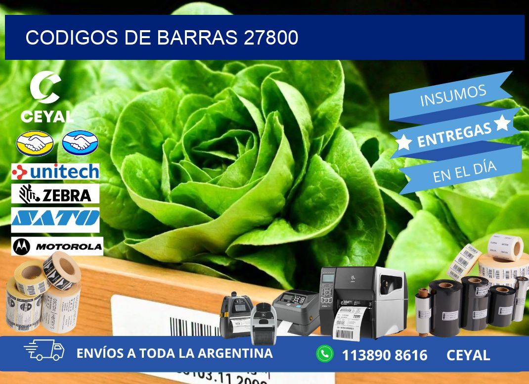 CODIGOS DE BARRAS 27800