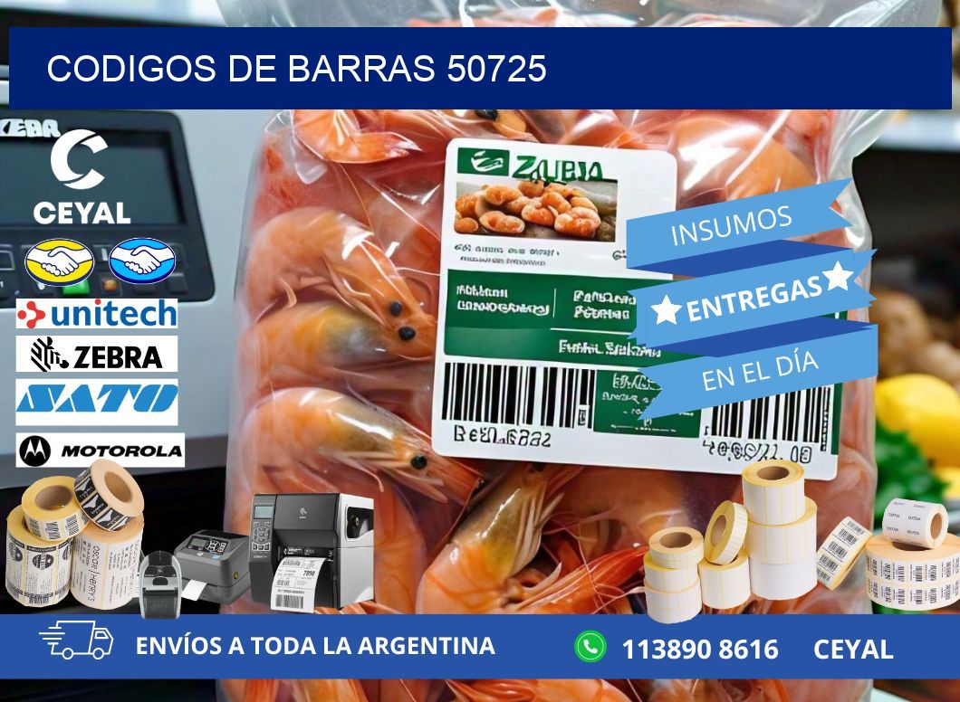 CODIGOS DE BARRAS 50725