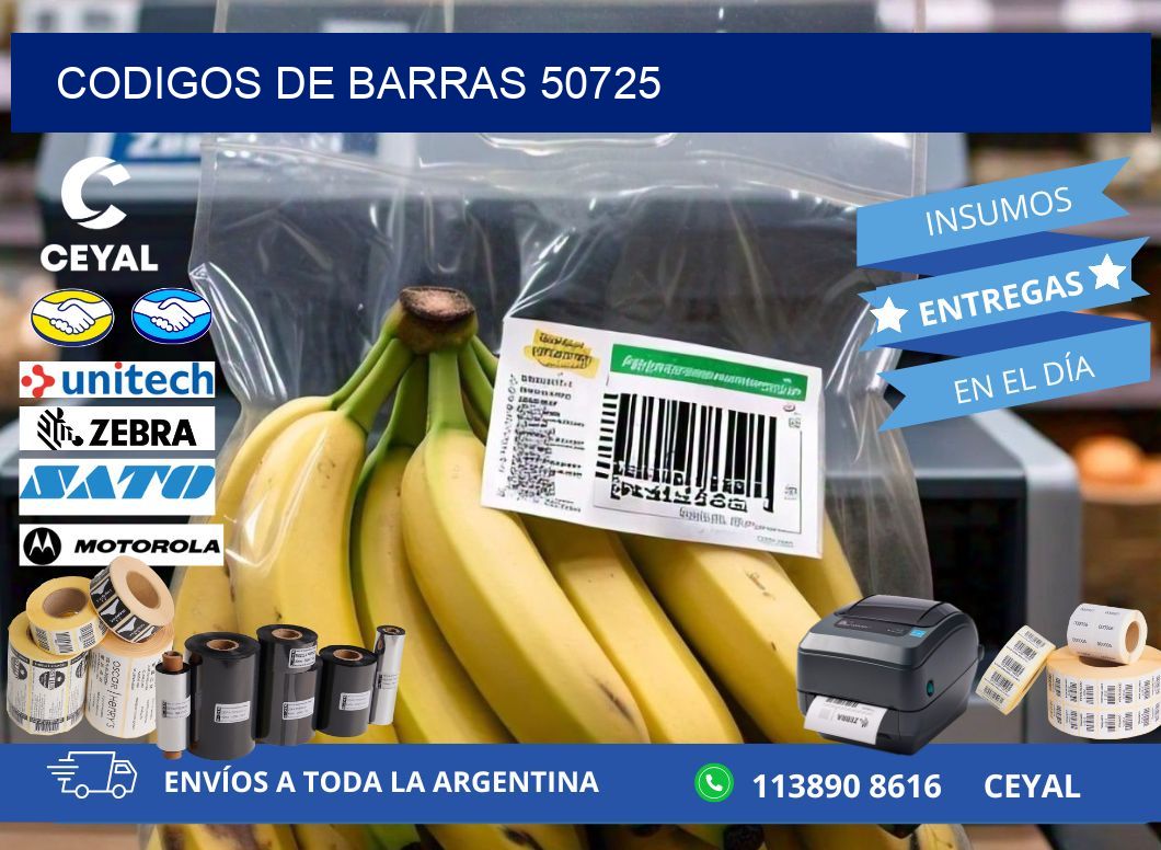 CODIGOS DE BARRAS 50725