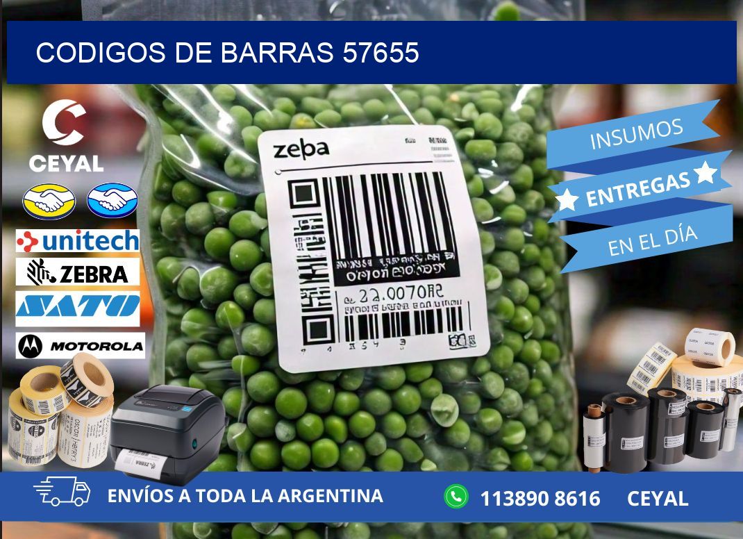 CODIGOS DE BARRAS 57655