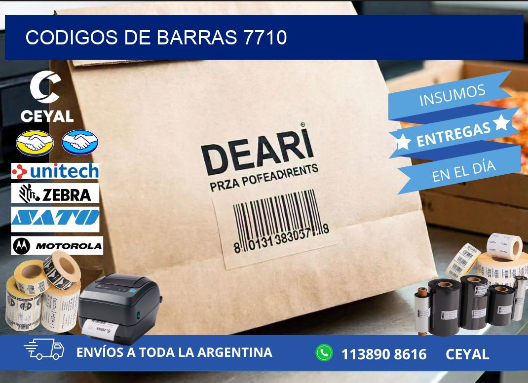 CODIGOS DE BARRAS 7710