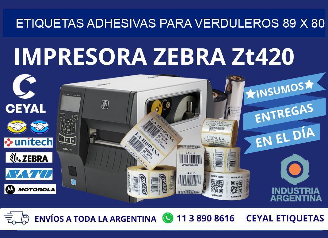 ETIQUETAS ADHESIVAS PARA VERDULEROS 89 x 80