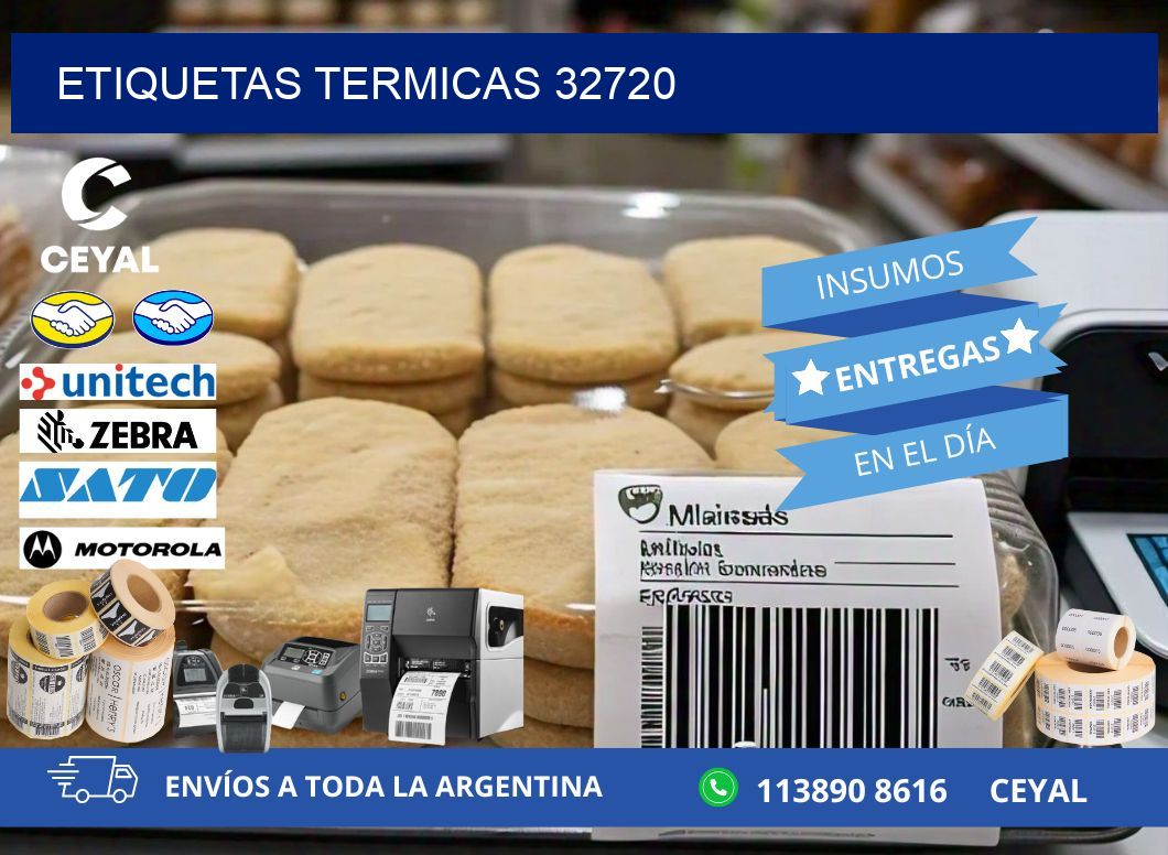 ETIQUETAS TERMICAS 32720