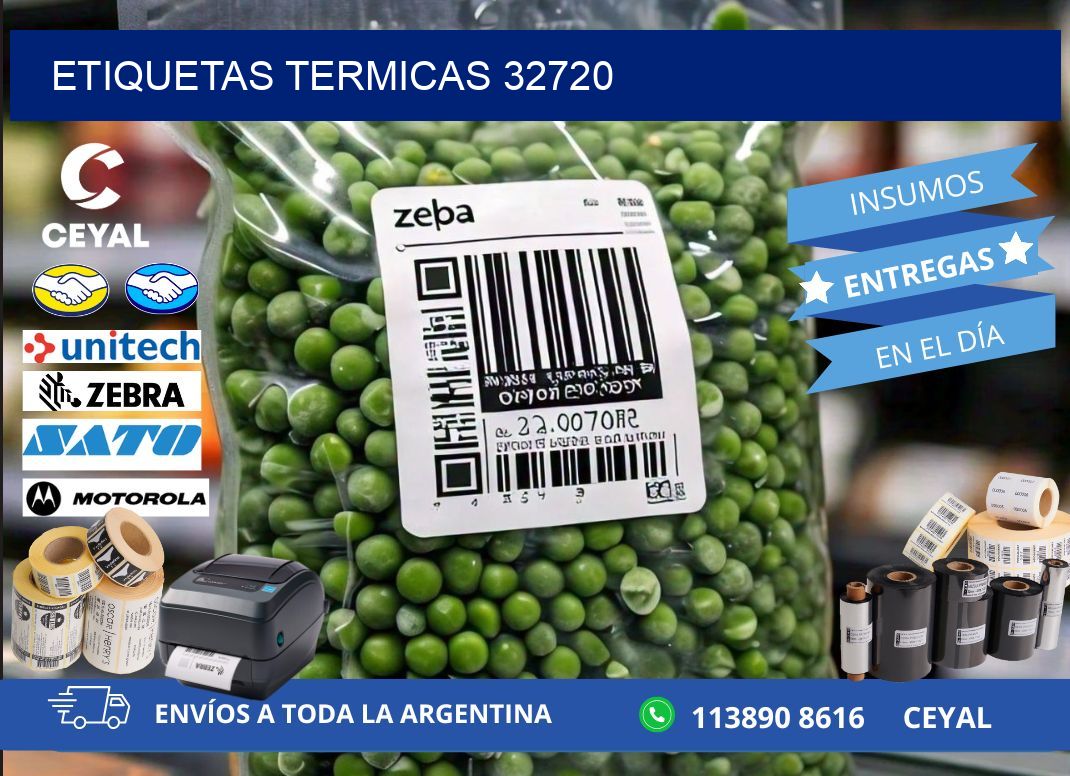 ETIQUETAS TERMICAS 32720