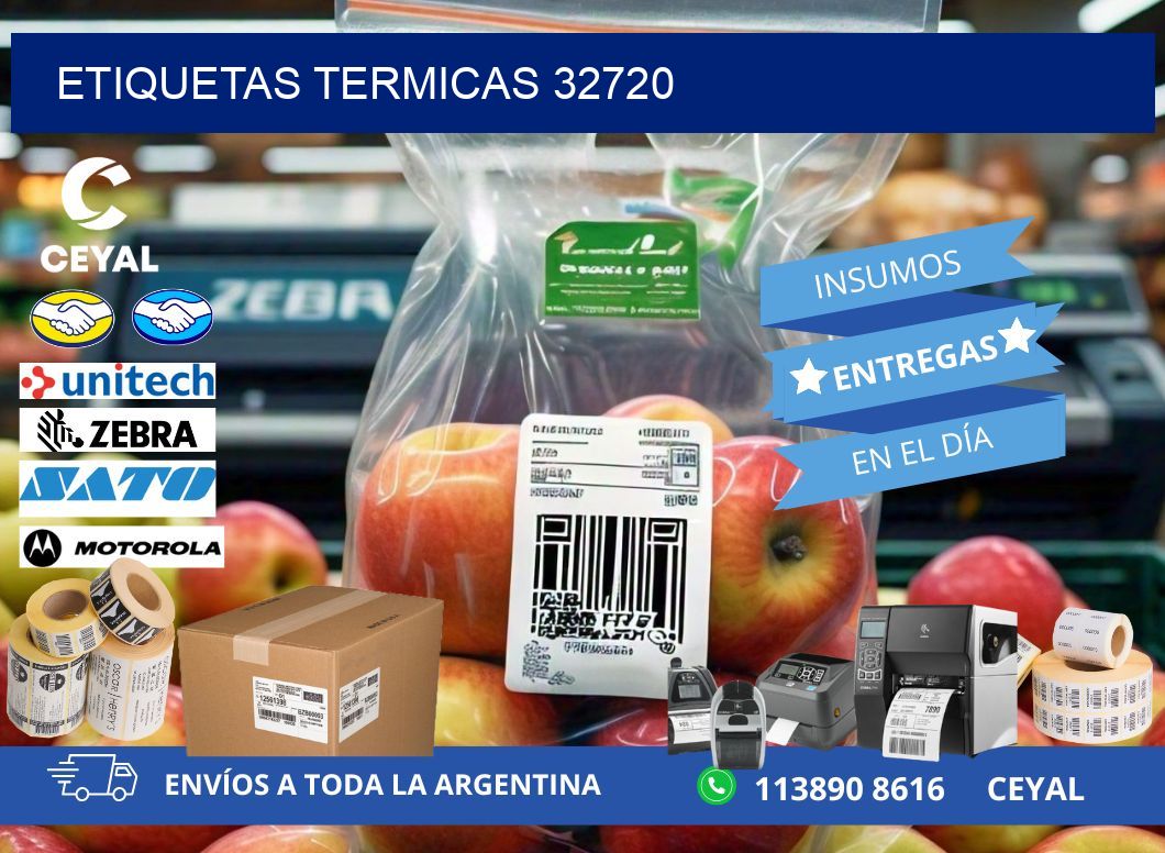 ETIQUETAS TERMICAS 32720
