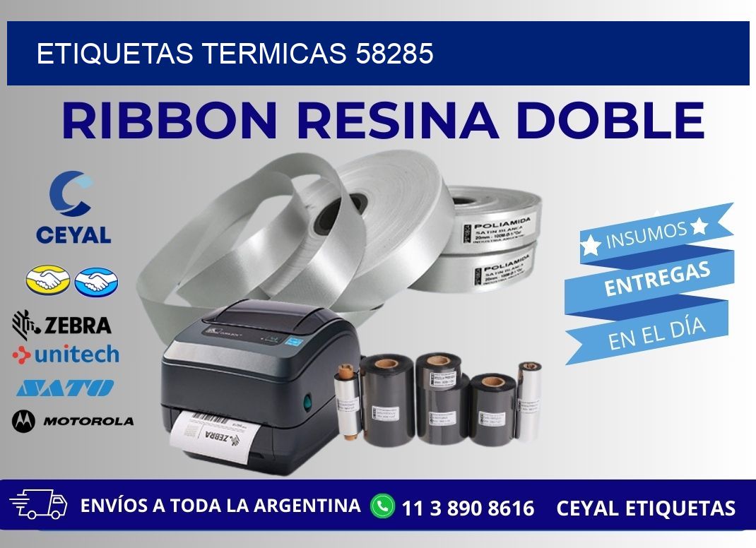 ETIQUETAS TERMICAS 58285