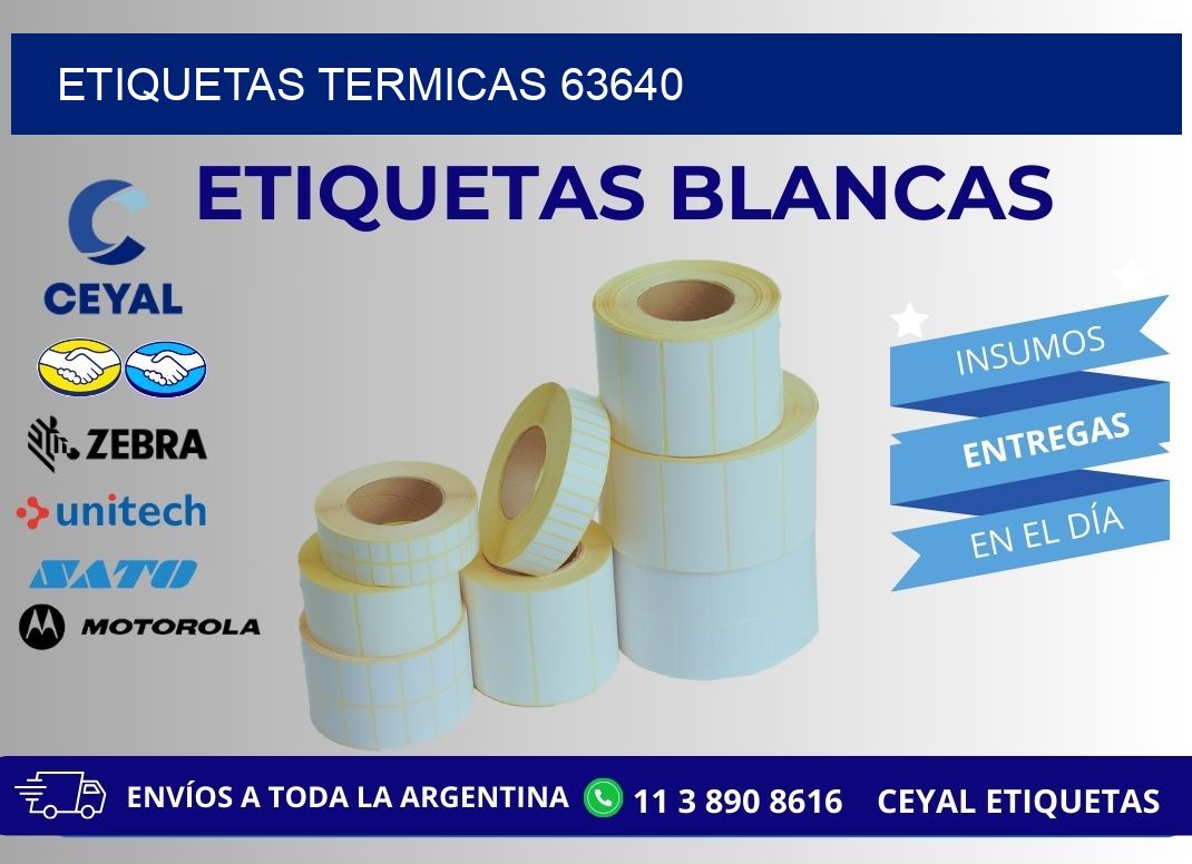 ETIQUETAS TERMICAS 63640