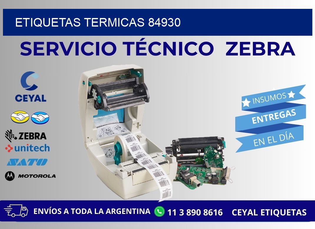 ETIQUETAS TERMICAS 84930