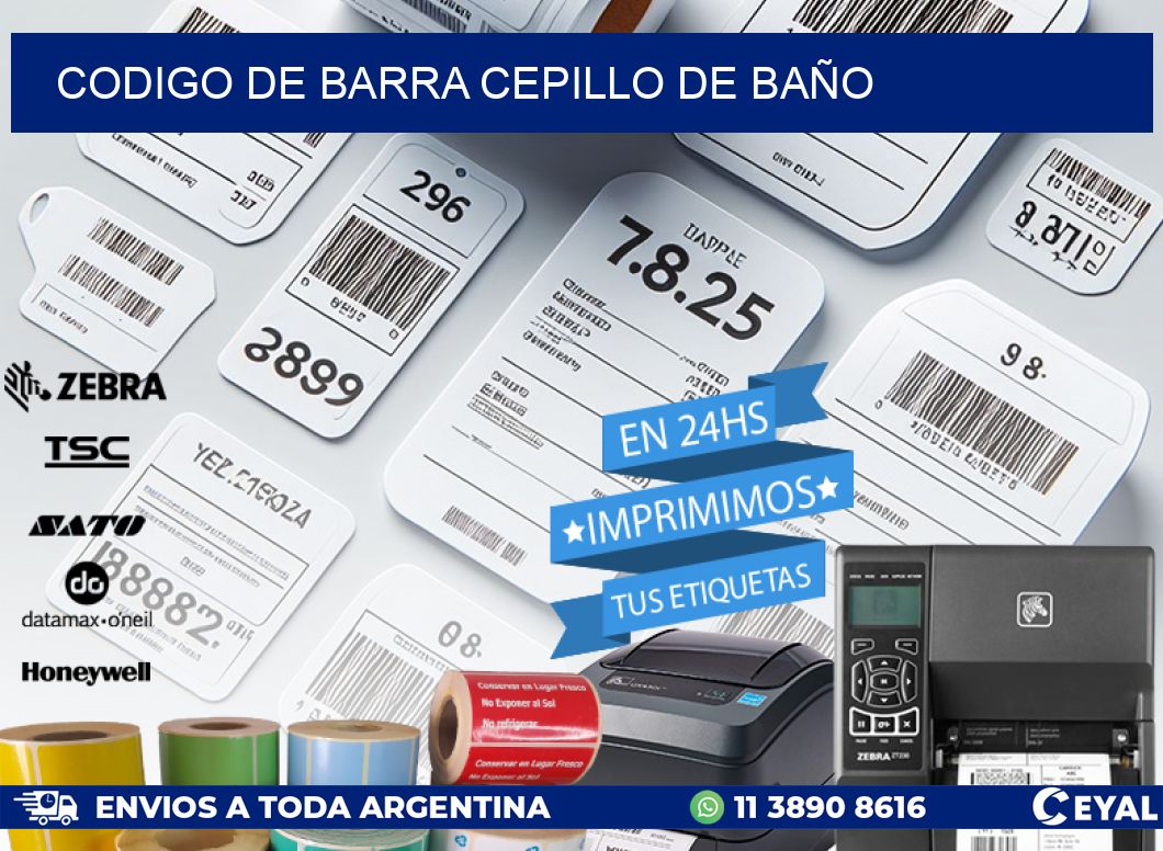 codigo de barra CEPILLO DE BAÑO