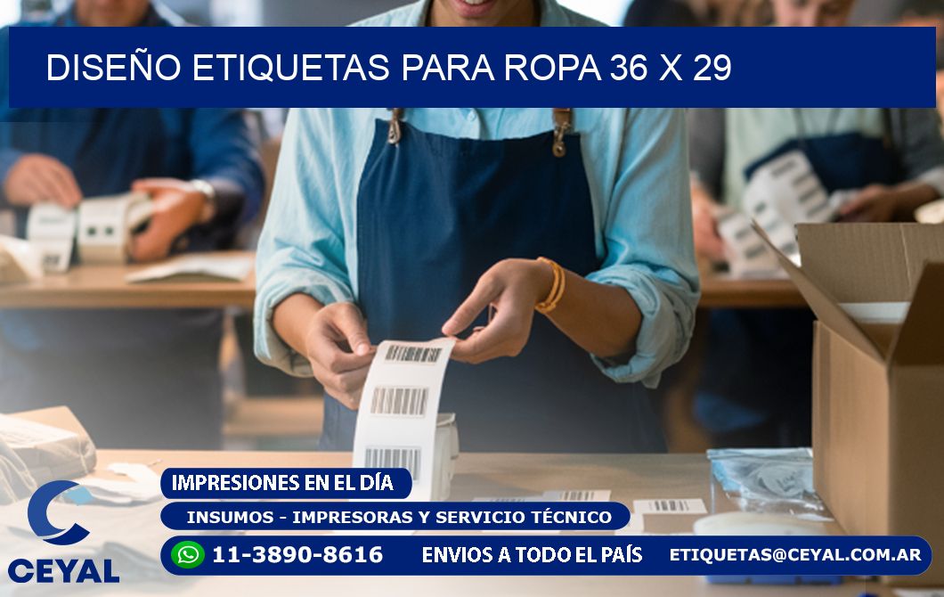DISEÑO ETIQUETAS PARA ROPA 36 x 29