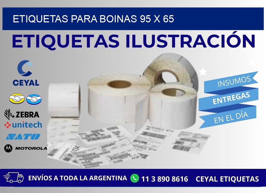 ETIQUETAS PARA BOINAS 95 x 65