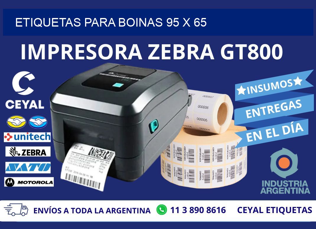 ETIQUETAS PARA BOINAS 95 x 65