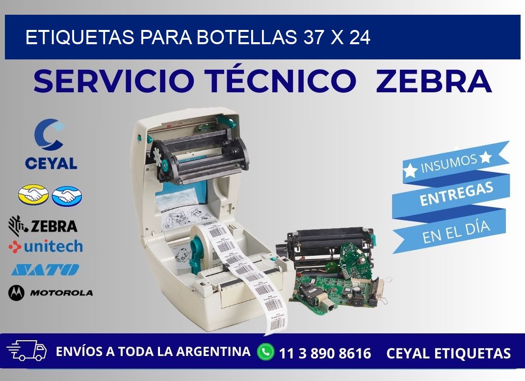 ETIQUETAS PARA BOTELLAS 37 x 24