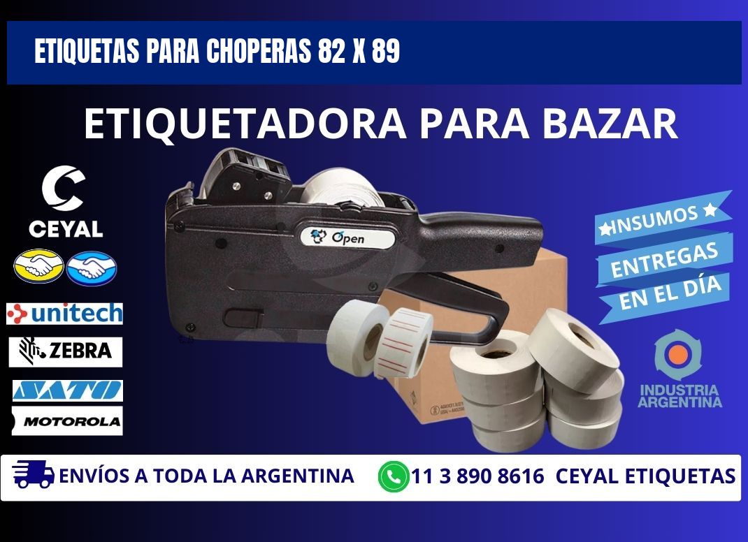 ETIQUETAS PARA CHOPERAS 82 x 89