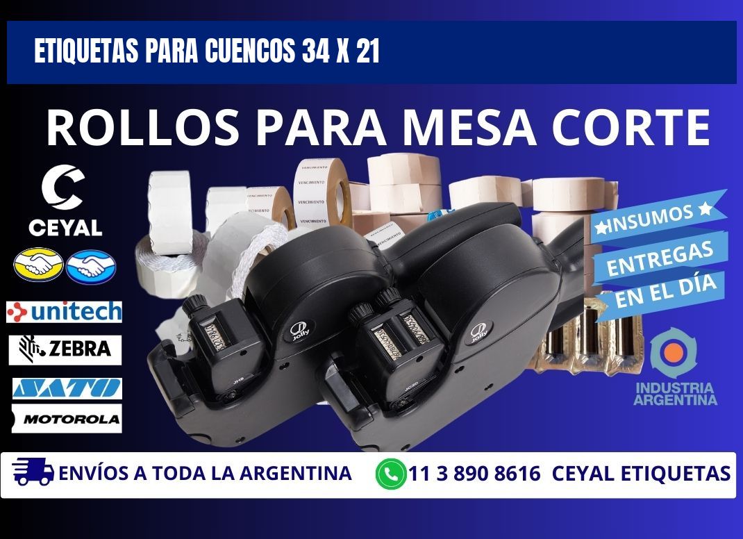 ETIQUETAS PARA CUENCOS 34 x 21